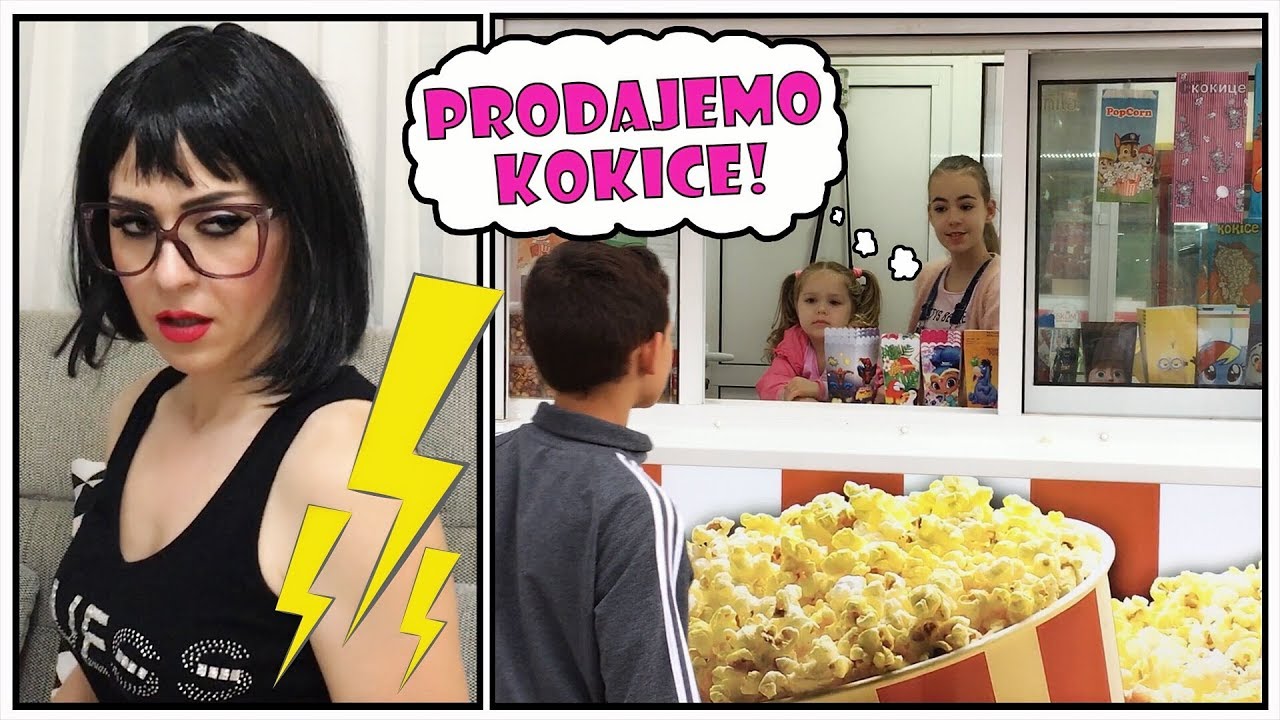 SAME U KUĆI! Dadilja GORDANA! Arija i Nađa prodavale kokice!