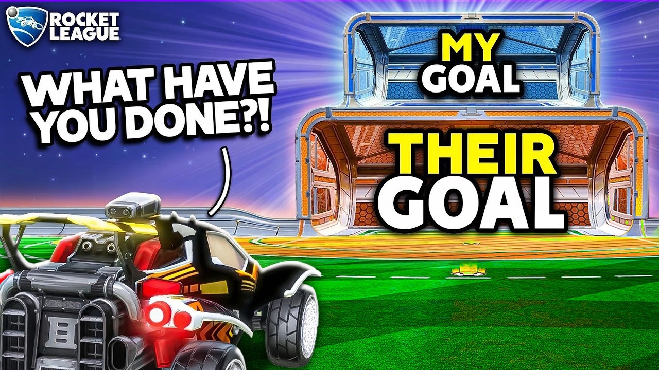 Rocket League, но мои цели также на их стороне...