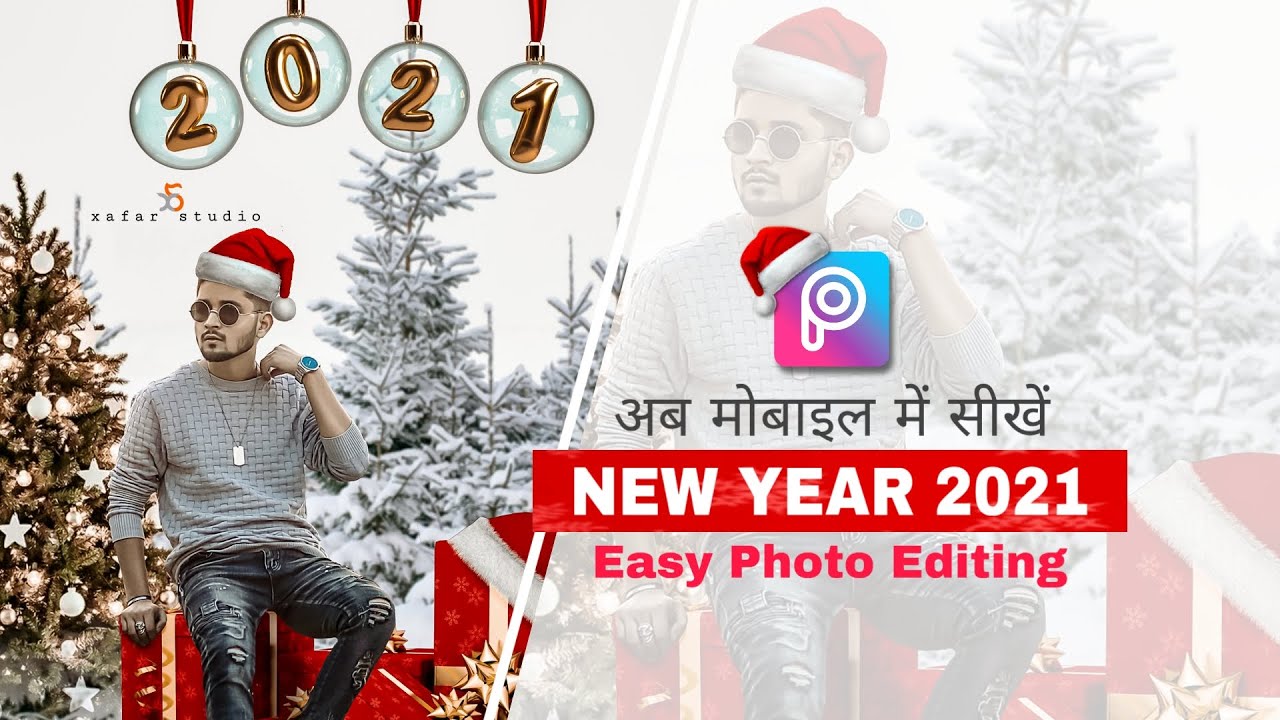 Picsart Happy NEW YEAR 2021 Photo Editing | New Year 2021 Photo Editing Tutorial | NSB PICTURE