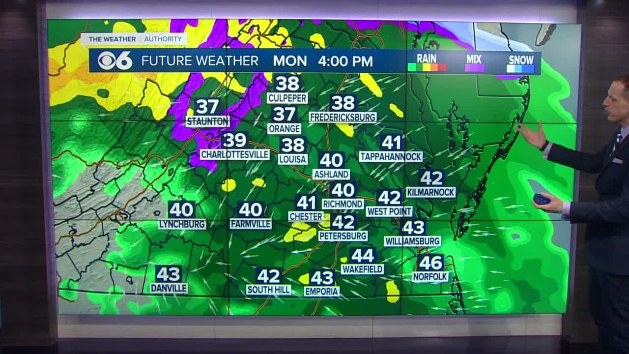 Tracking potential for winter storm Wednesday night into Thursday