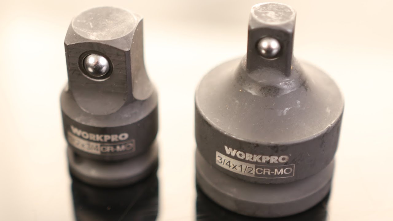 WORKPRO 2-Piece Impact Socket Adapter and Reducer Set, 3/4