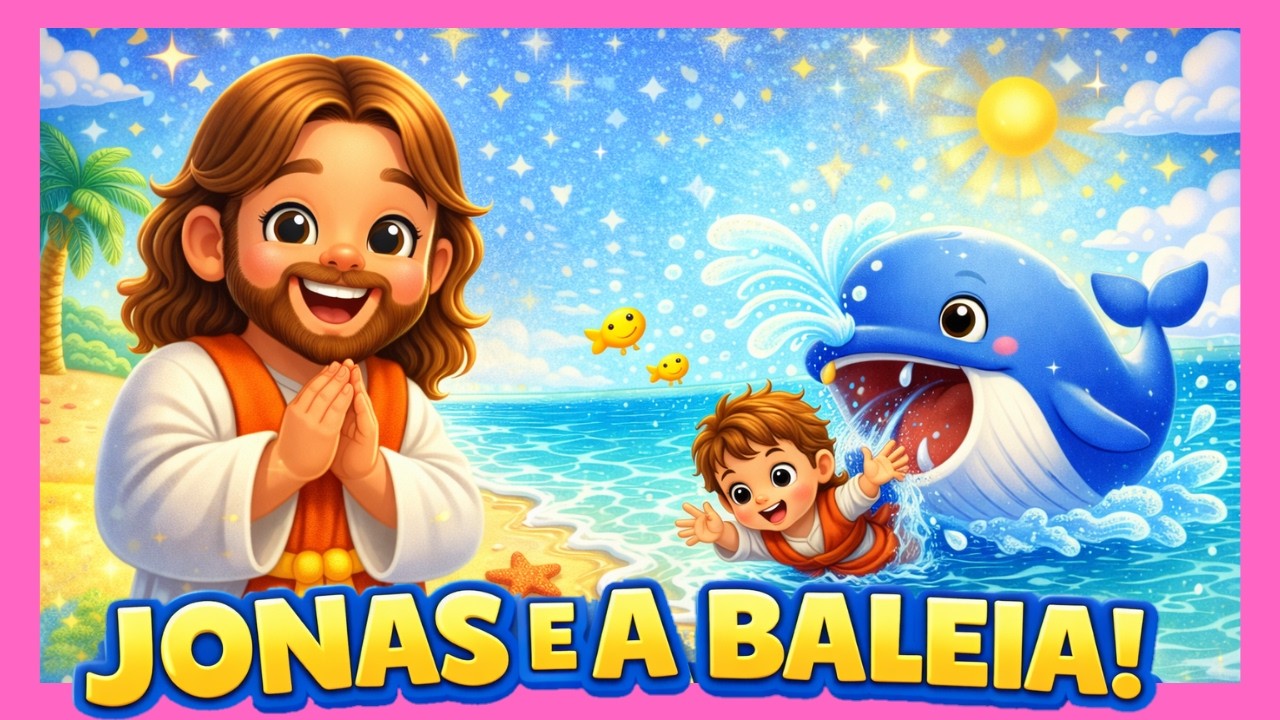 Jonas e a Baleia. Aventura na barriga da Baleia. Música Gospel Infantil Educativa 