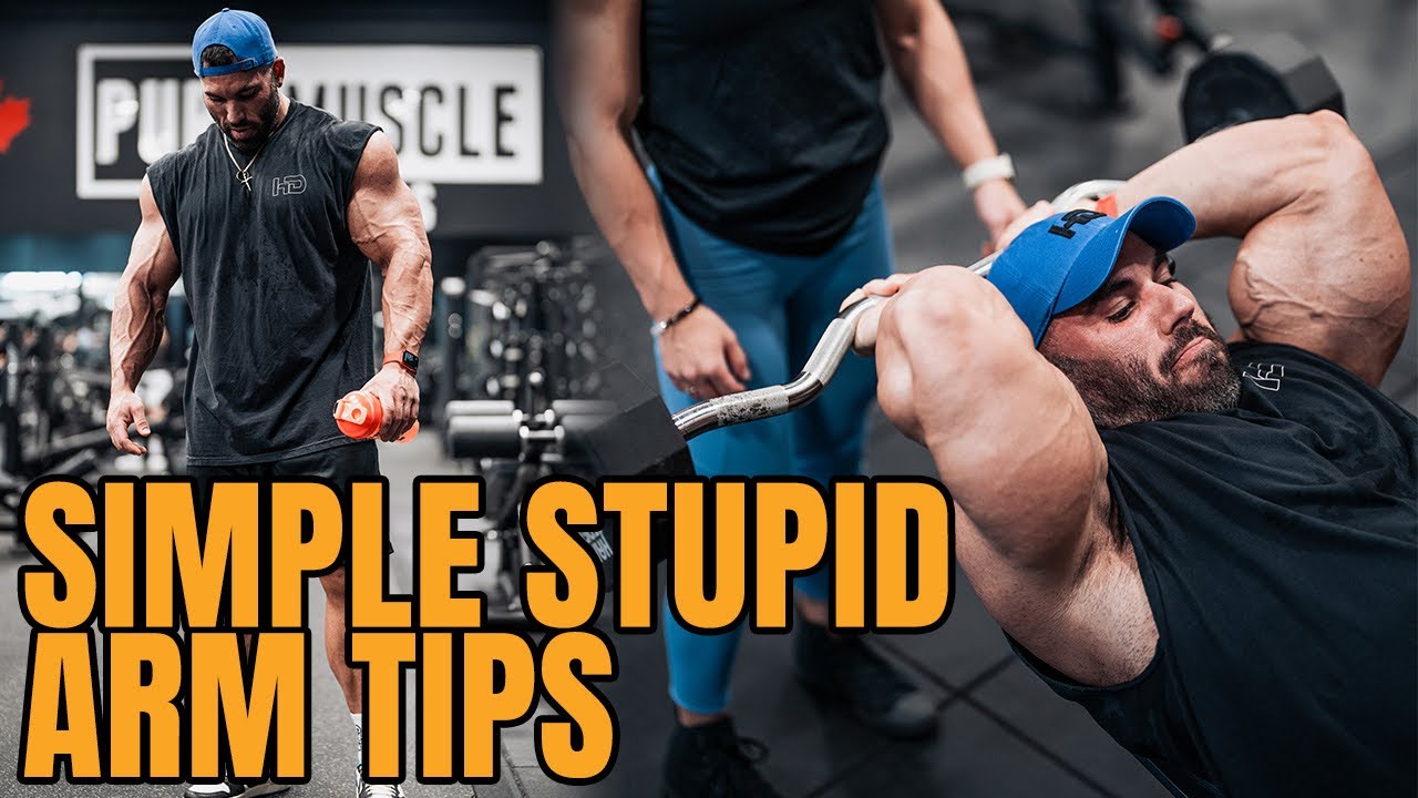TRY THESE TIPS FOR BIGGER ARMS!
