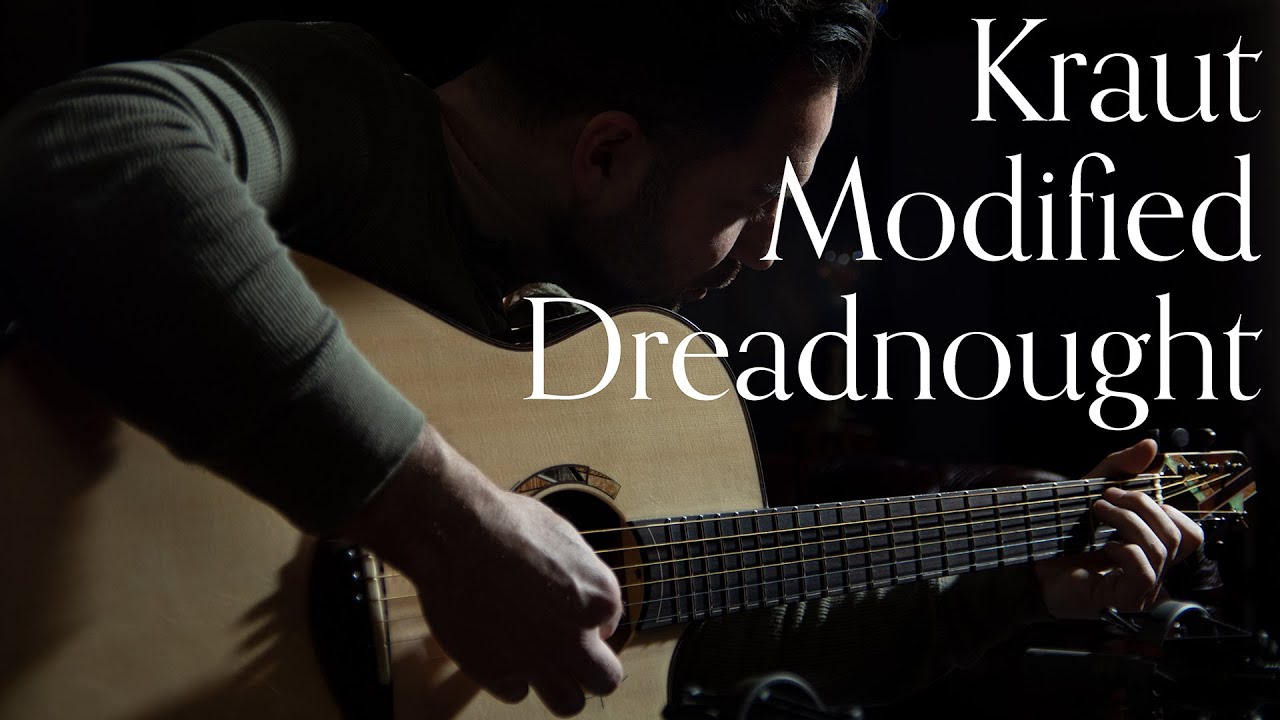 Kraut Modified Dreadnought, Amazon Rosewood & Swiss Moon Spruce | Carl Miner