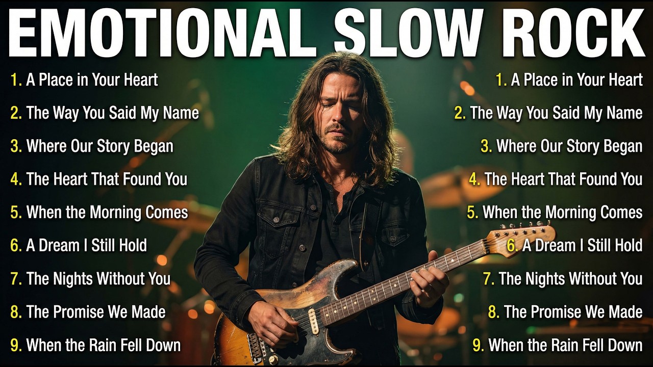 SLOW ROCK EMOTIONAL 2026 | AMERICAN ROCK SONG | PLAYLIST BEST SELECTION 🎶