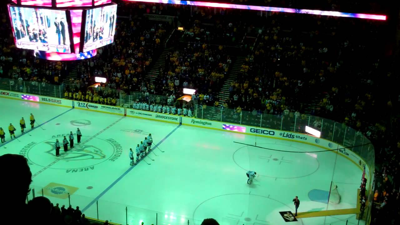 Preds fans honor Canada and Leafs with singing of O Canada