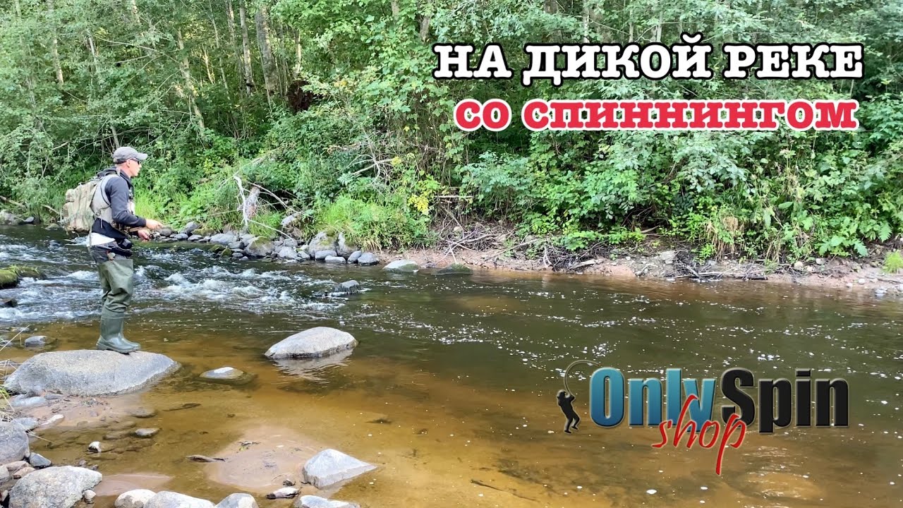На ДИКОЙ РЕКЕ со СПИННИНГОМ. Рыбалка с #OnlySpin