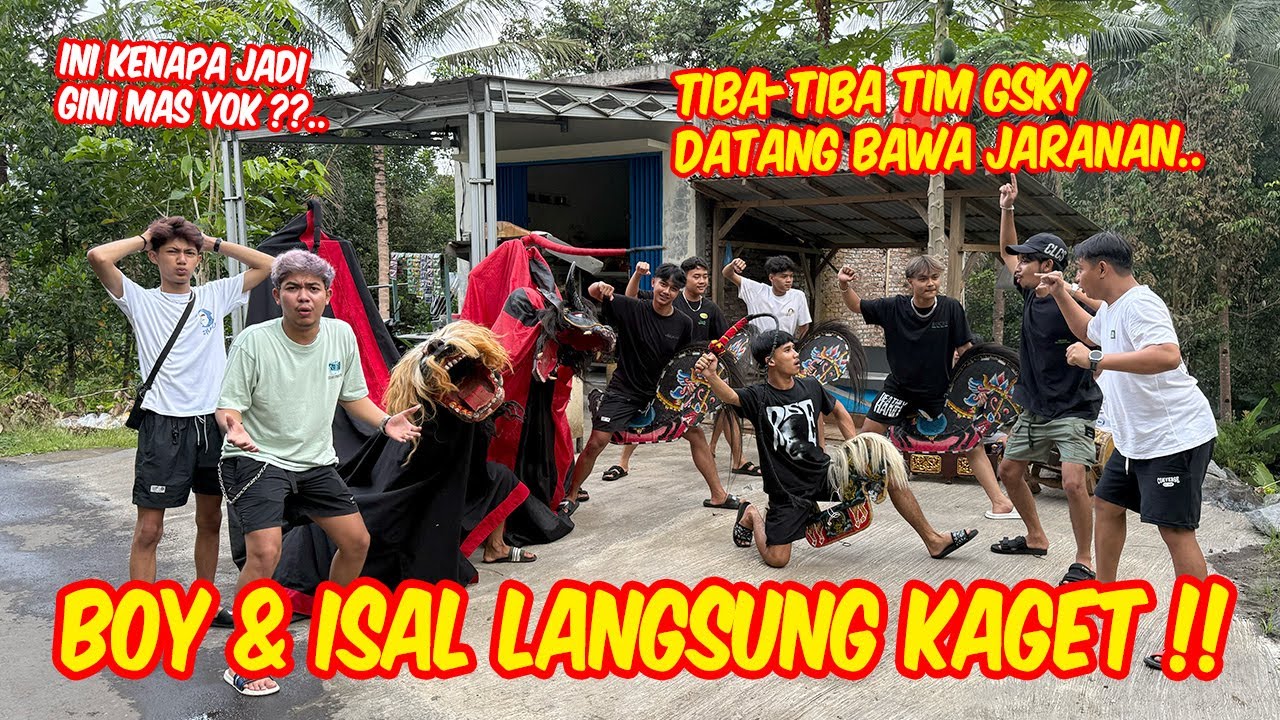 Pentas dadakan di depan warung Bu Binti !! BOY & ISAL SAMPE BENGONG