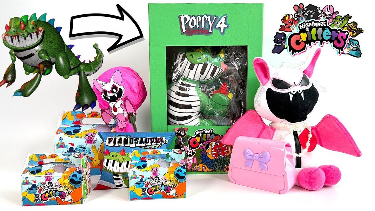 UNBOXING MYSTERY LEGO Pianosaurus Poppy Playtime 4 Blind Bags‼️❌DO NOT WATCH!😱