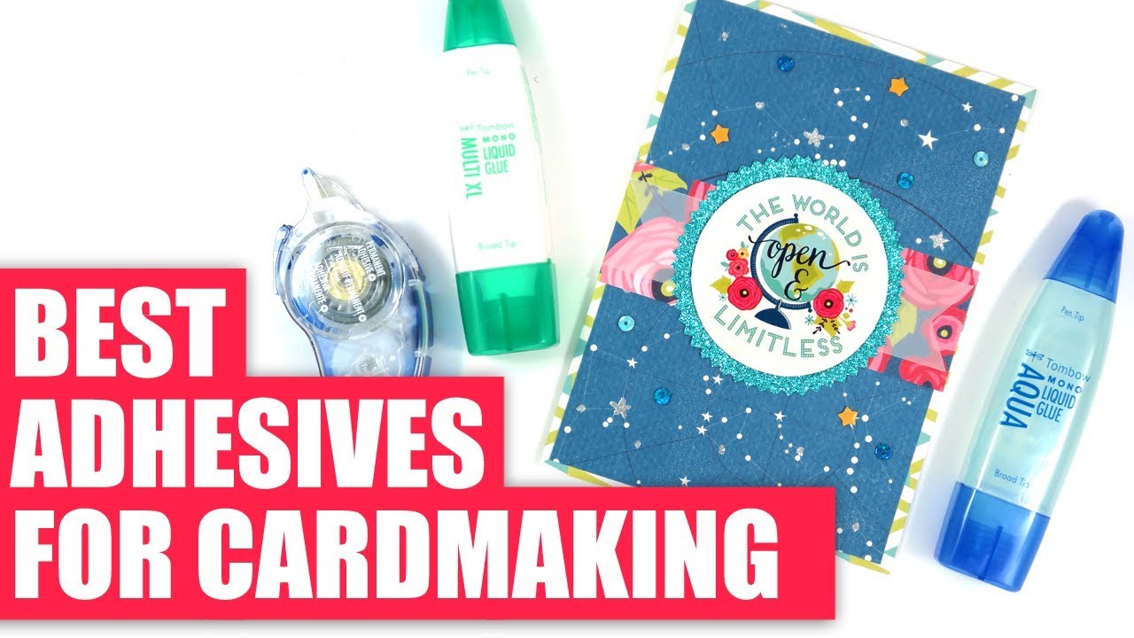 BEST CARDMAKING GLUES // And how to use them!
