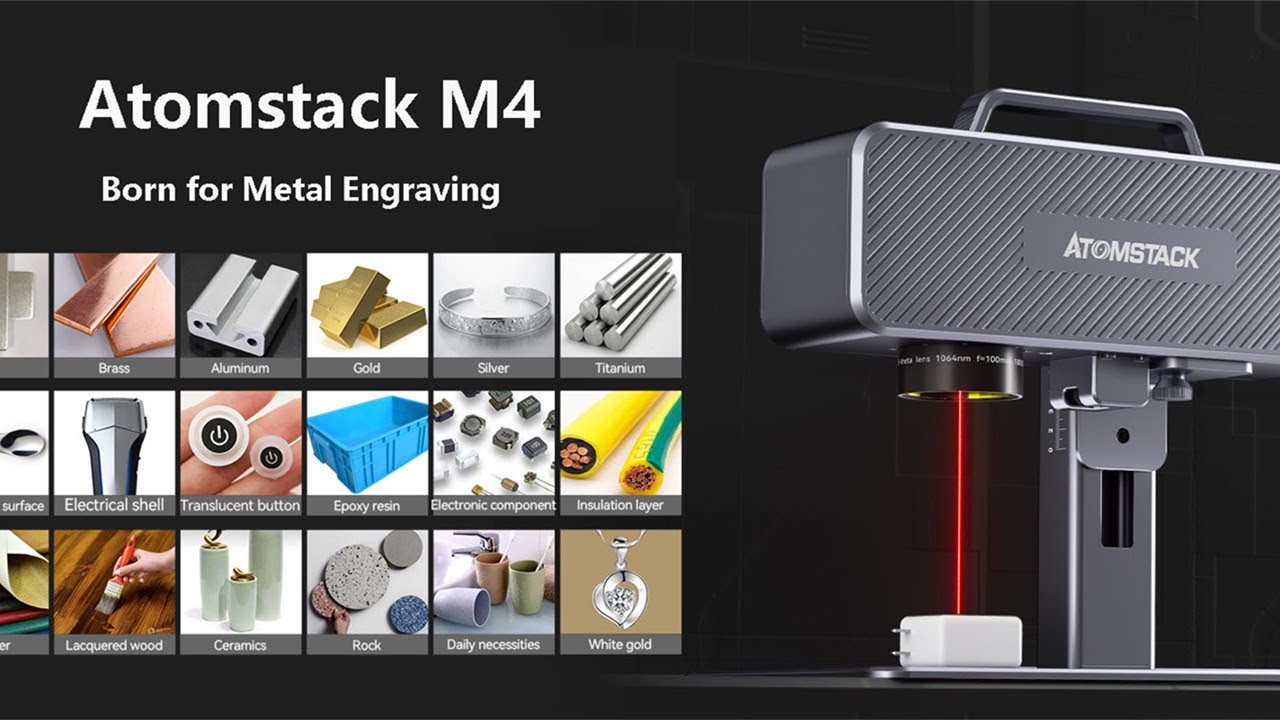 The Atomstack M4 is probably the best portable Laser Marking Machine