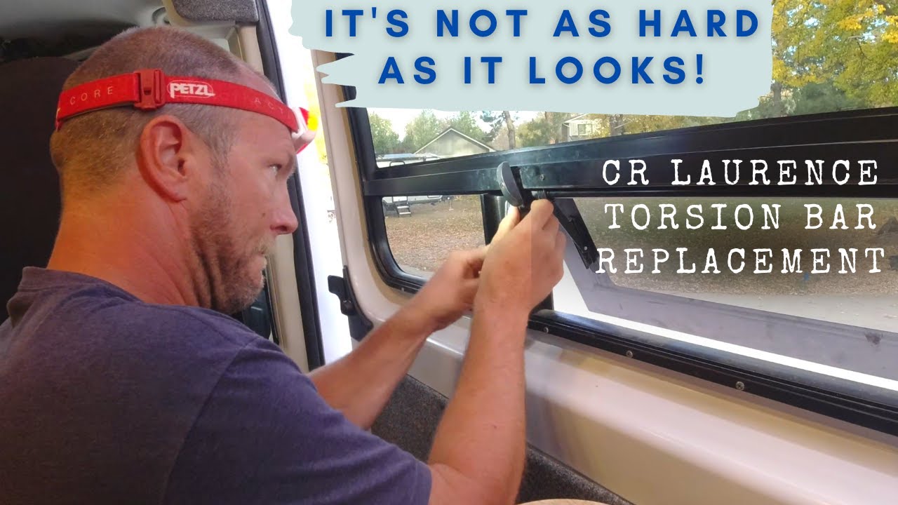 CR Laurence Crank Out Window Repair - Torsion Bar Replacement on Promaster Van