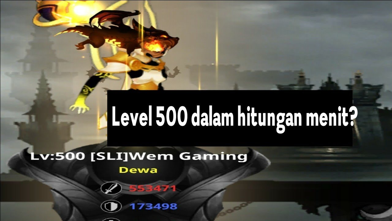 TRIK CEPAT LEVEL 500 STICKMAN LEGENDS || STICKMAN LEGENDS INDONESIA