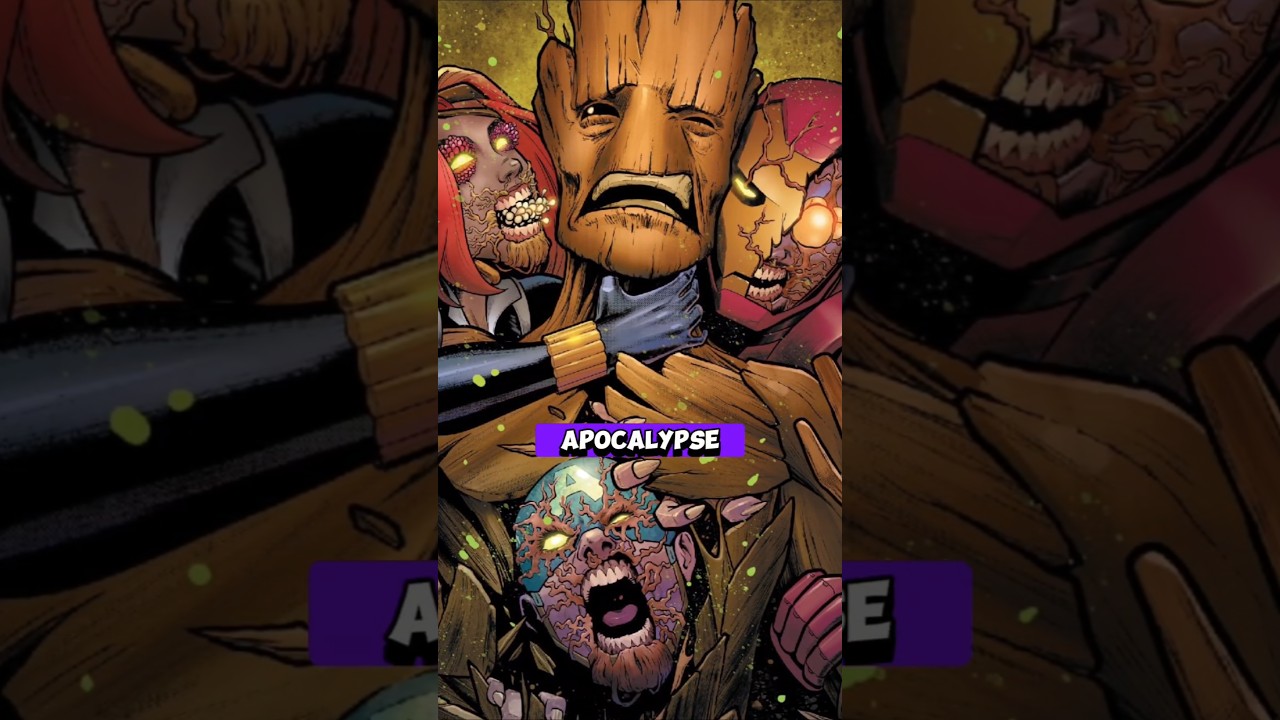 Groot starts a Zombie APOCALYPSE #marvelcomics #groot #zombies