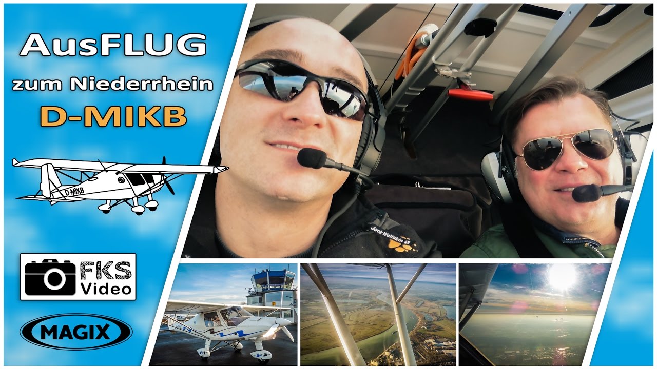 AusFLUG nach Dinslaken - Mit dem Ultraleichtflugzeug zum Niederrhein