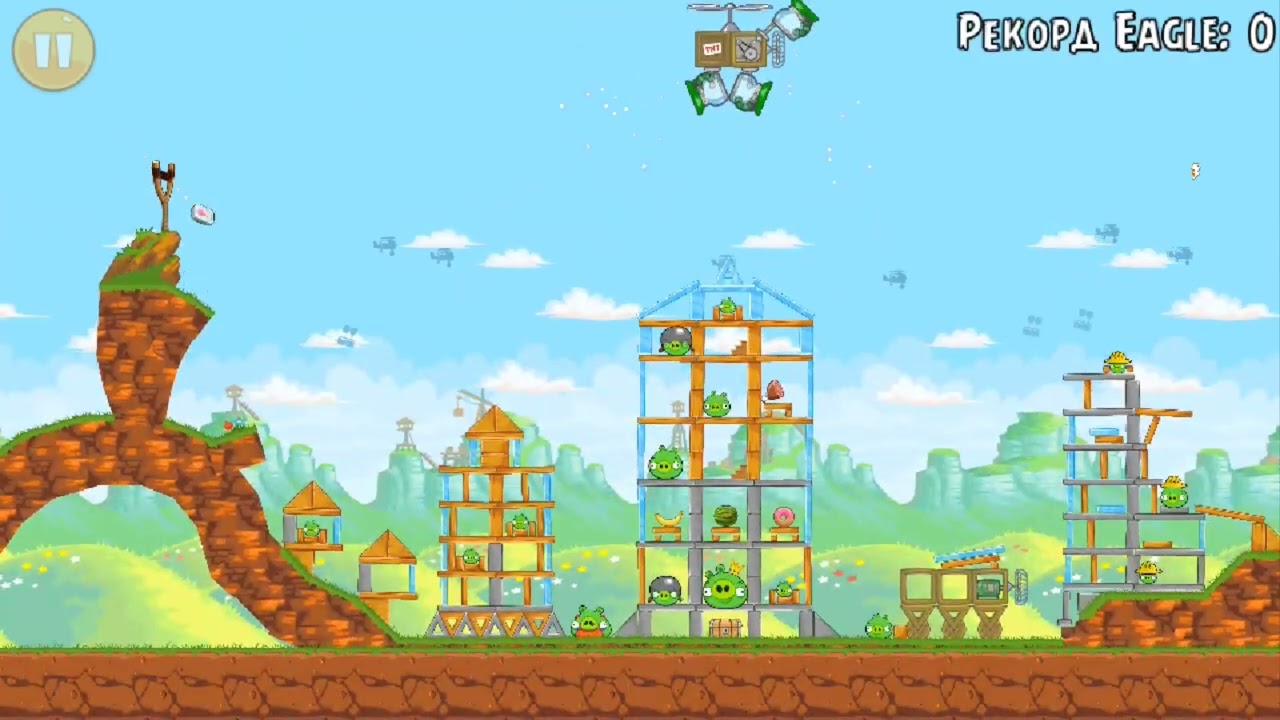 Angry Birds Classic Mighty Eagle in Golden Eggs levels (Showcase) [1080p]