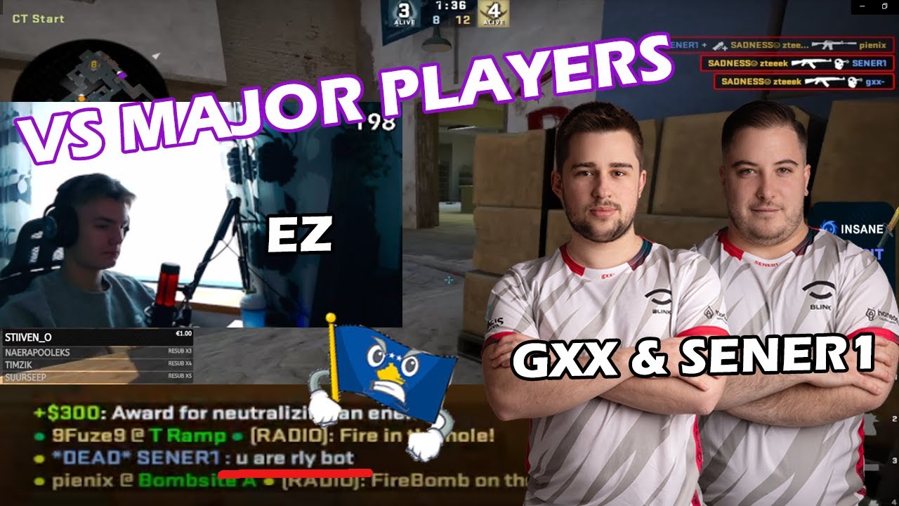 4000 ELO FACEIT PREMIUM vs MAJOR LEGENDS GXX & SENER1