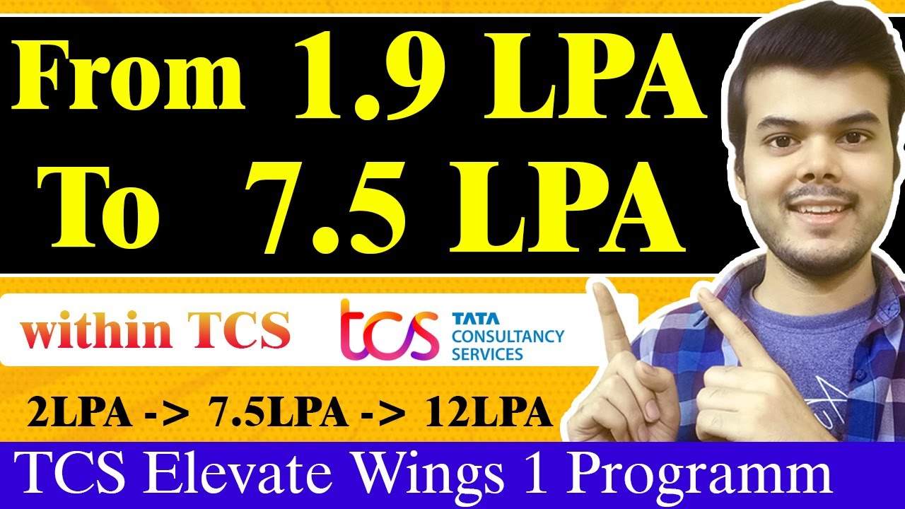 What is Elevate wings 1 TCS |DCA & TSLP tcs| New Rule| ninja to digital in tcs| By coding veda|