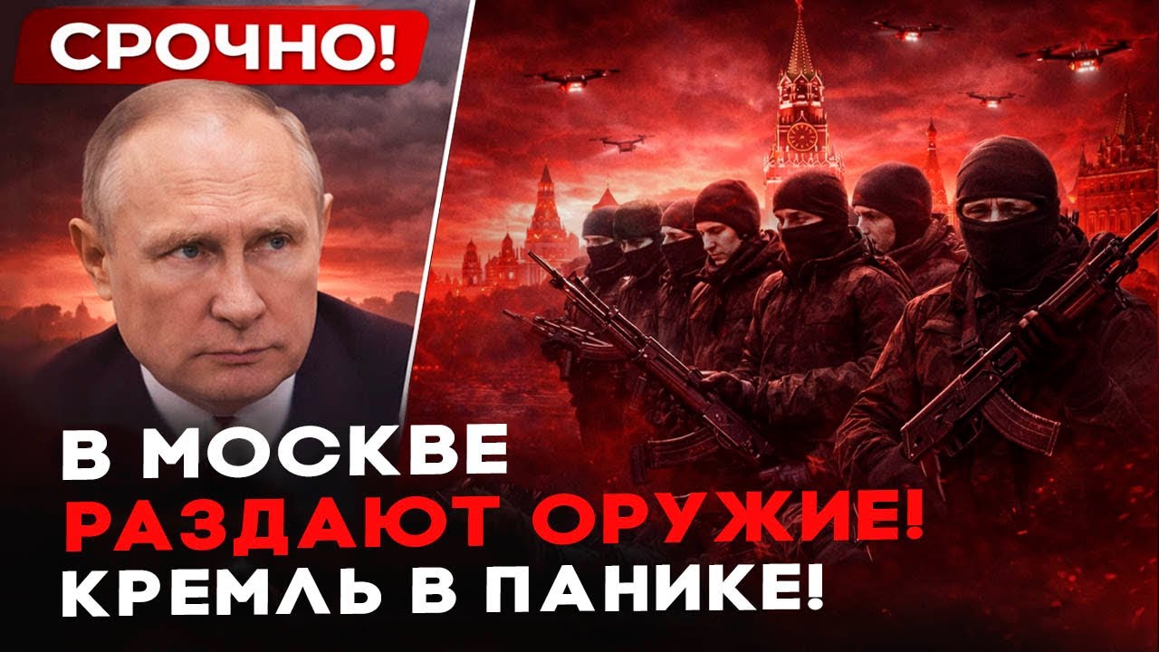 🚨 СРОЧНО! В МОСКВЕ РАЗДАЮТ ОРУЖИЕ &mdash; ТЫСЯЧИ СИЛОВИКОВ УЖЕ В ЦЕНТРЕ! ВЫЕЗД из СТРАНЫ ЗАКРЫВАЮТ!