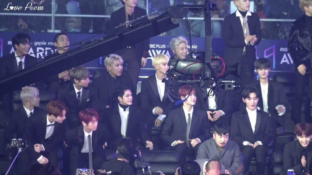 181106 MGA 워너원 DAY6 REACTION - 올해의 발견상 후보소개 및 셀럽파이브 수상소감  4K