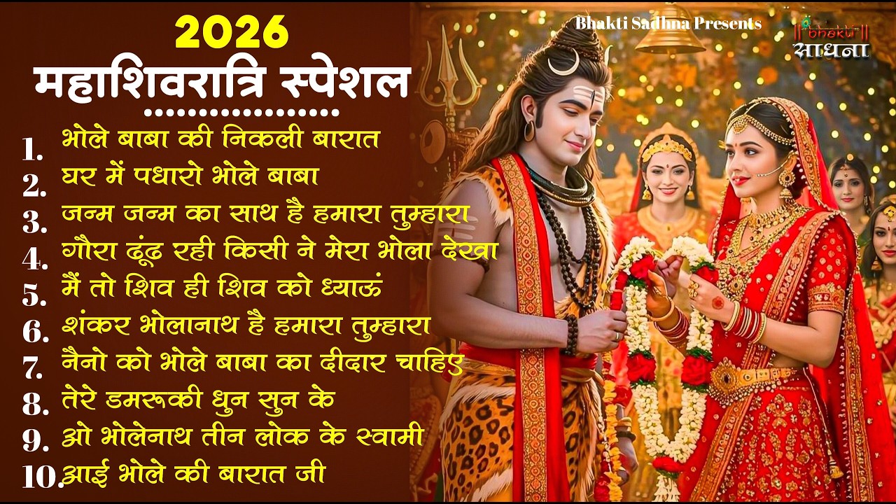 2026 महाशिवरात्रि Special भजन, शिवरात्रि के भजन, नॉनस्टॉप शिव भजन, 2026 #Shivratri, Shiv Bhajan 2026