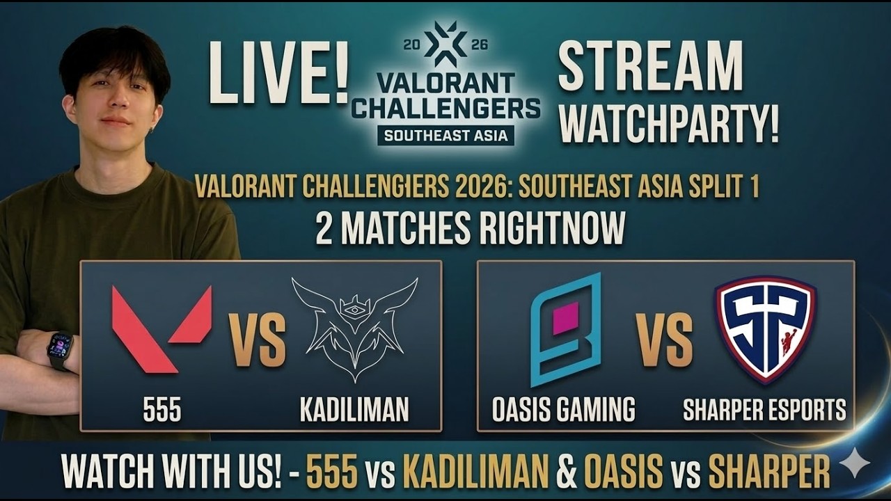 ดูแข่ง 555 vs KALIDIMAN // SP vs Oasis #watchparty  #vctwatchparty