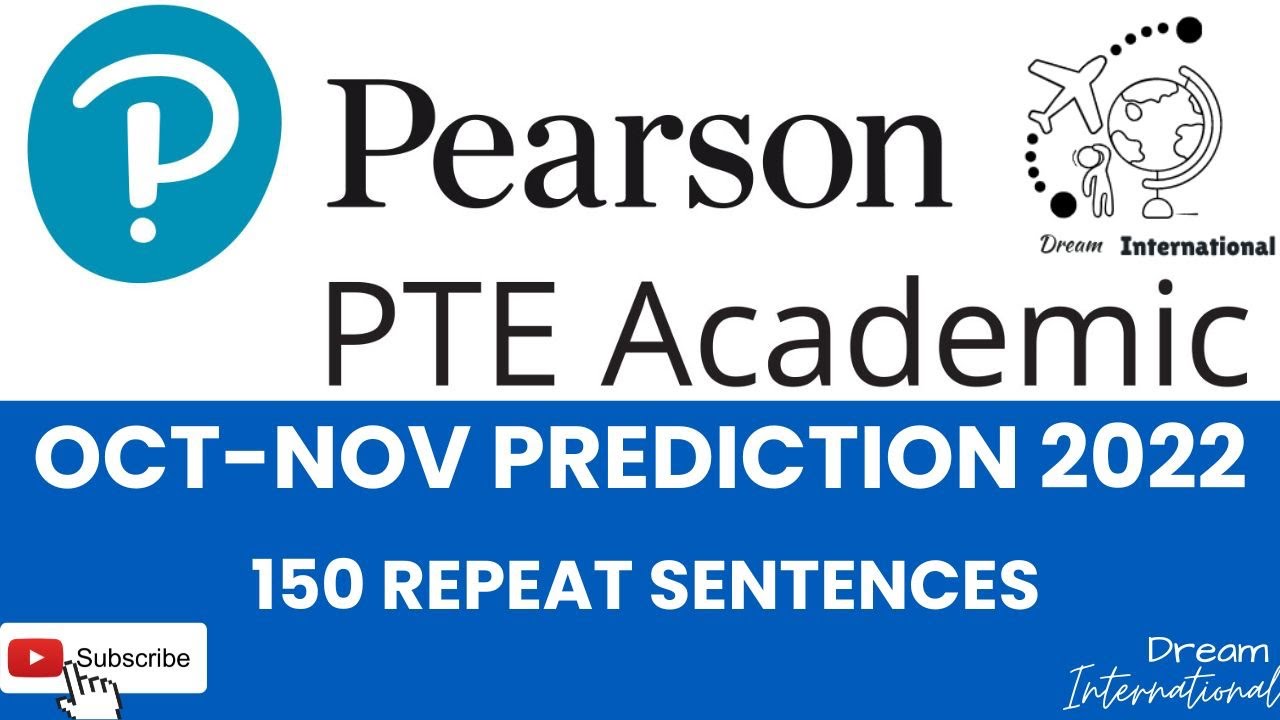 PTE || Repeat Sentence || October- November Prediction 2022 || Dream International