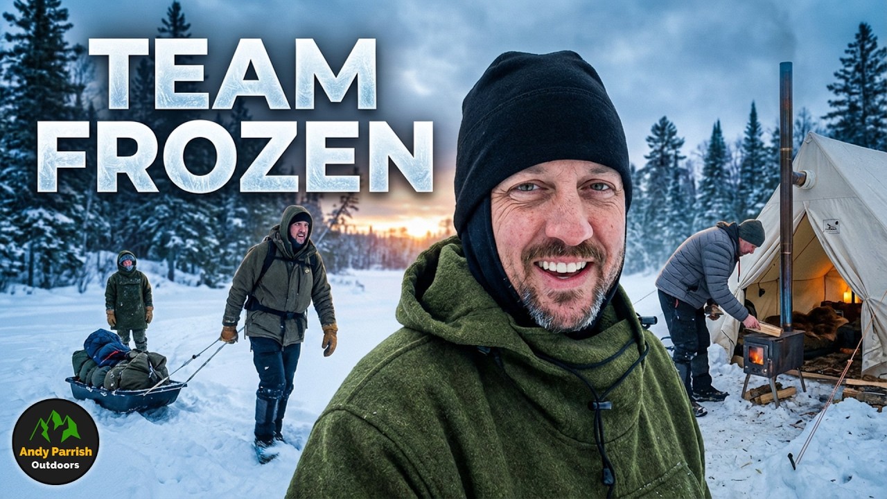Winter Camping in Brutal Cold | Boundary Waters Survival Challenge