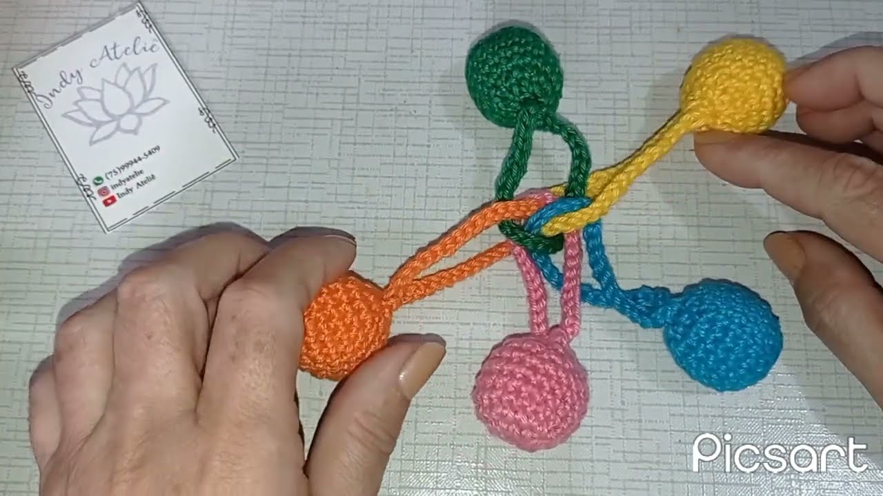 Mordedor Bolinha - Brinquedos Educativos Sensoriais (Vídeo 2)