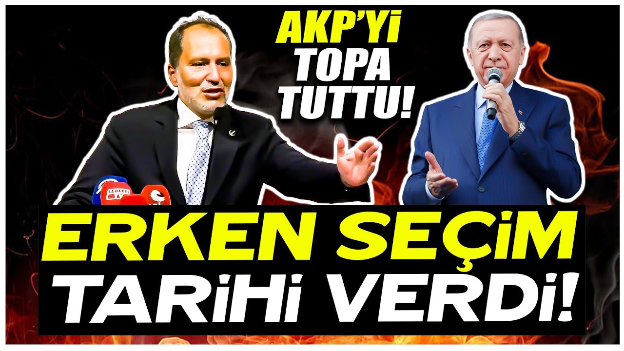 Erken seçim için tarih verdi! Fatih Erbakan AKP'yi topa tuttu!