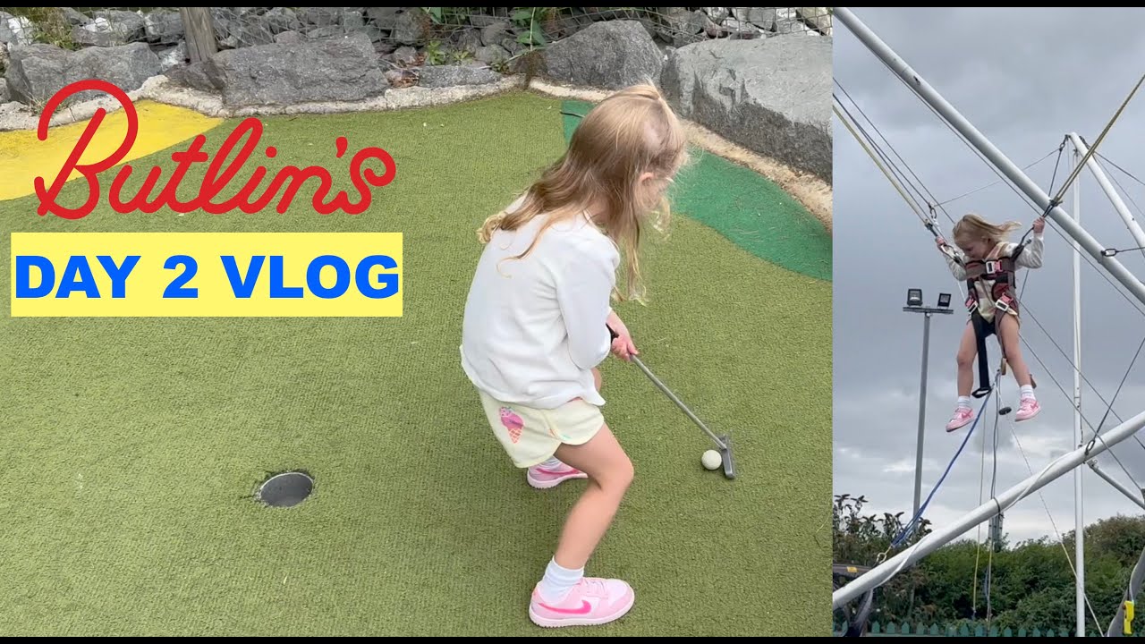 Butlins Vlog Skegness Day 2 (Golf, Arcade and Fairground Plus Stephen Mulhern)