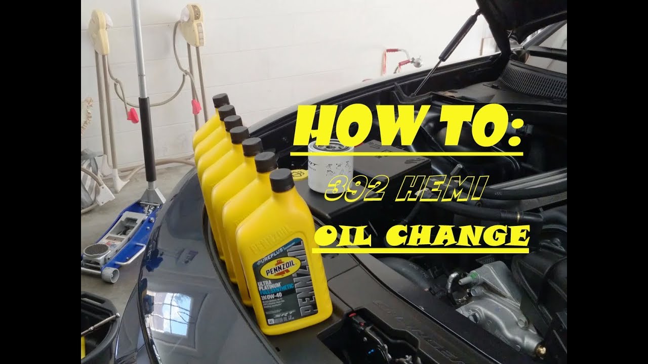 How To: Change the oil in a 392 Charger