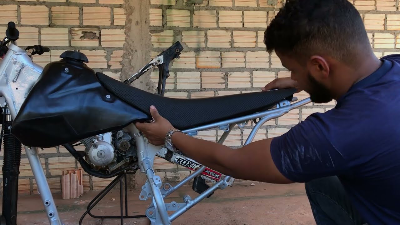 Comparação chassis da Bros e da Crf230