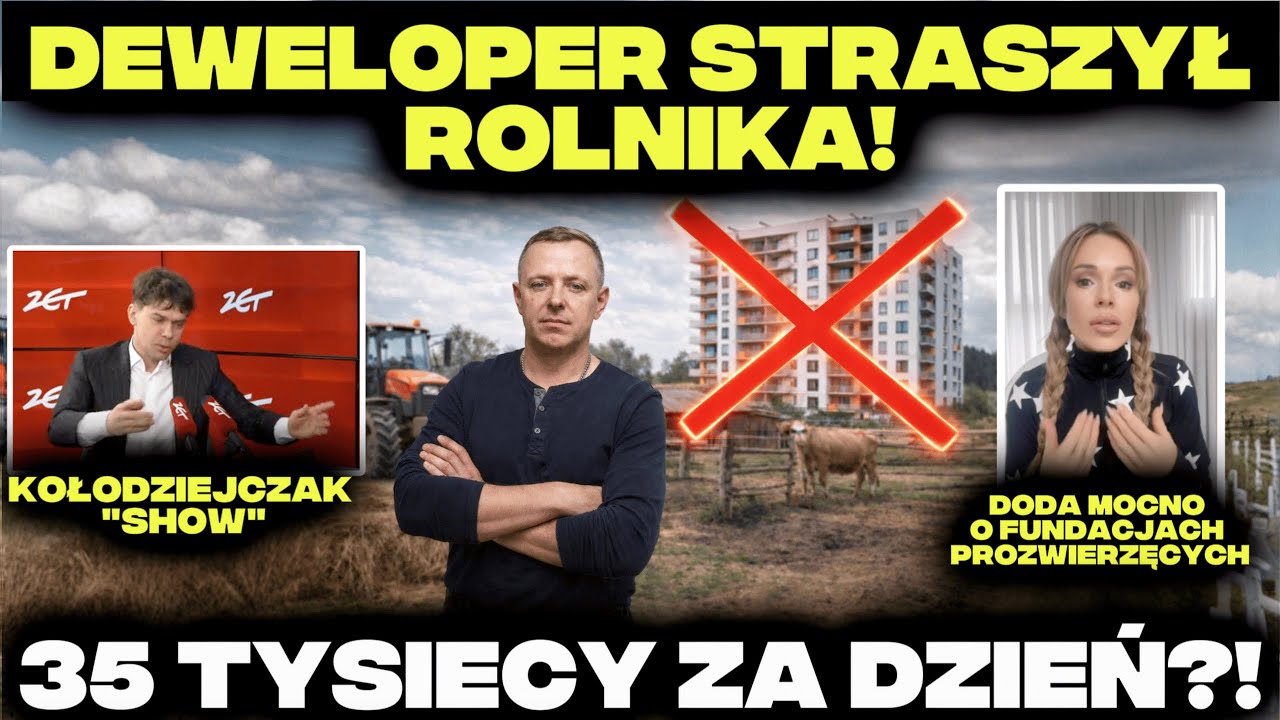 UDAŁO SIĘ! ROLNIK POKAZAŁ DEWELOPEROWI GDZIE JEGO MIEJSCE!