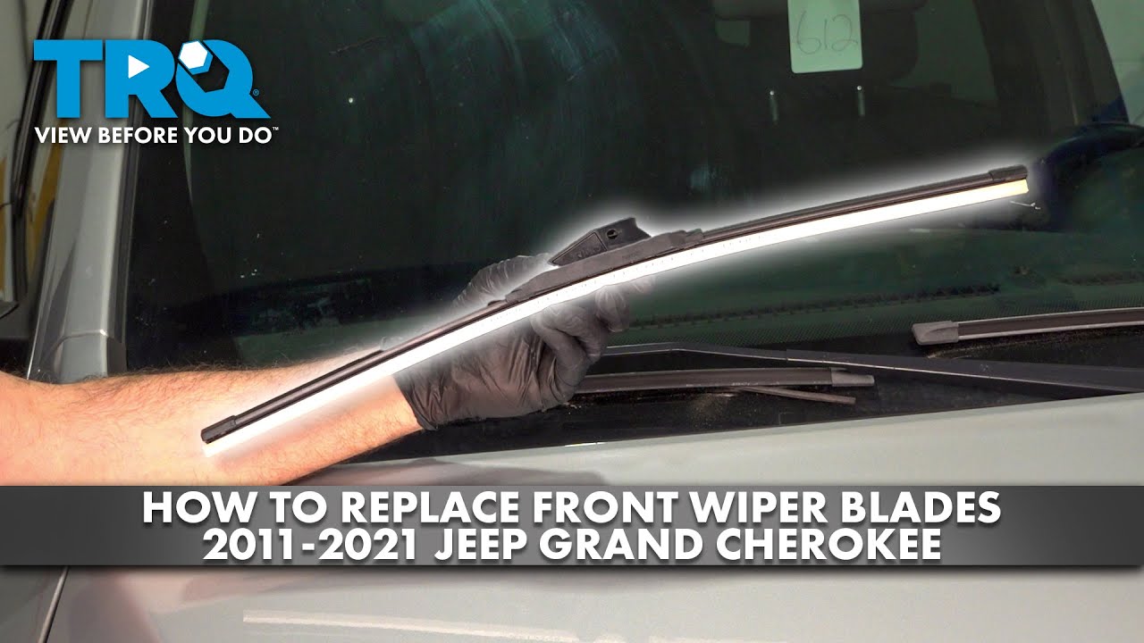 How to Replace Front Wiper Blades 2011-2021 Jeep Grand Cherokee
