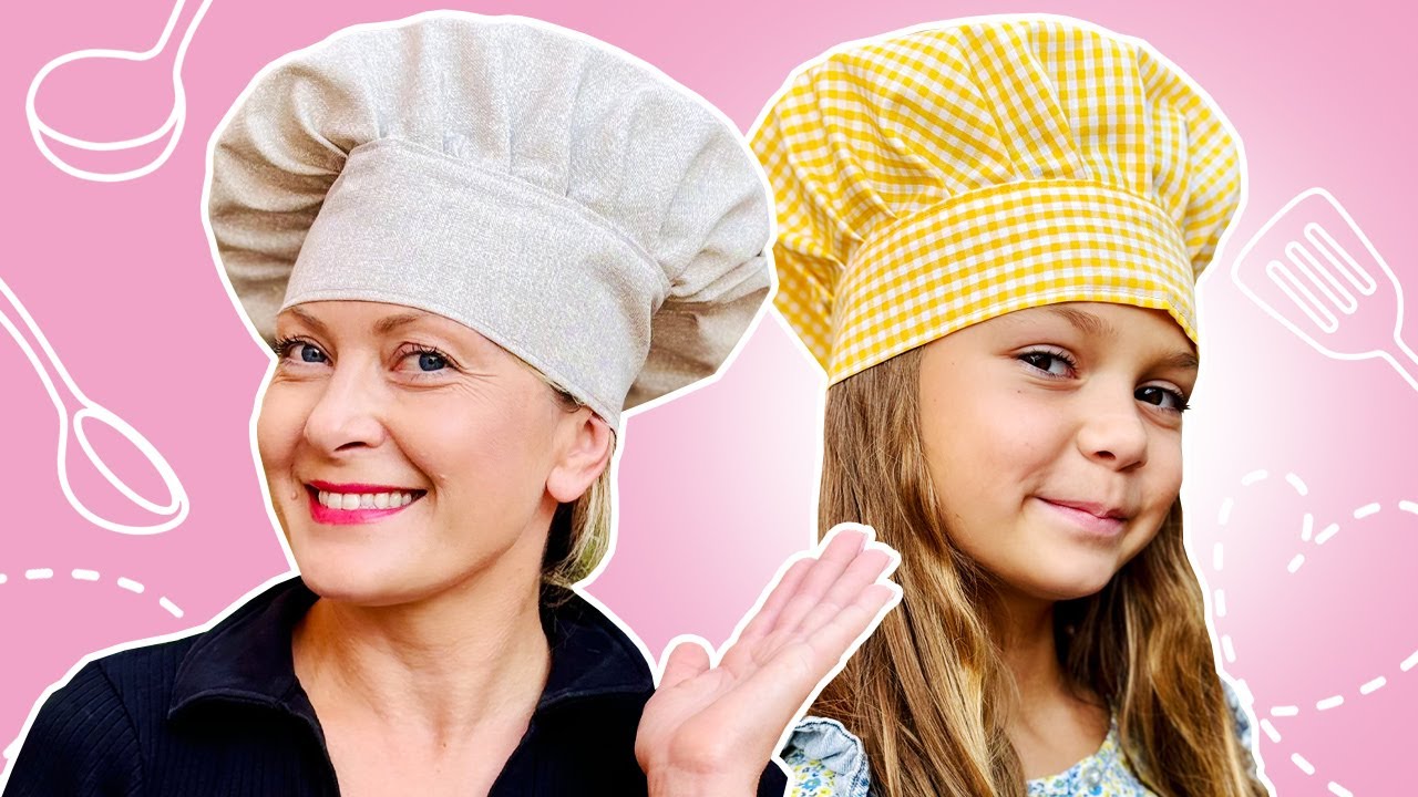 👩‍🍳 GORRO COCINERO CHEF PARA ADULTOS Y NIÑOS/ FÁCIL PARA PRINCIPIANTES