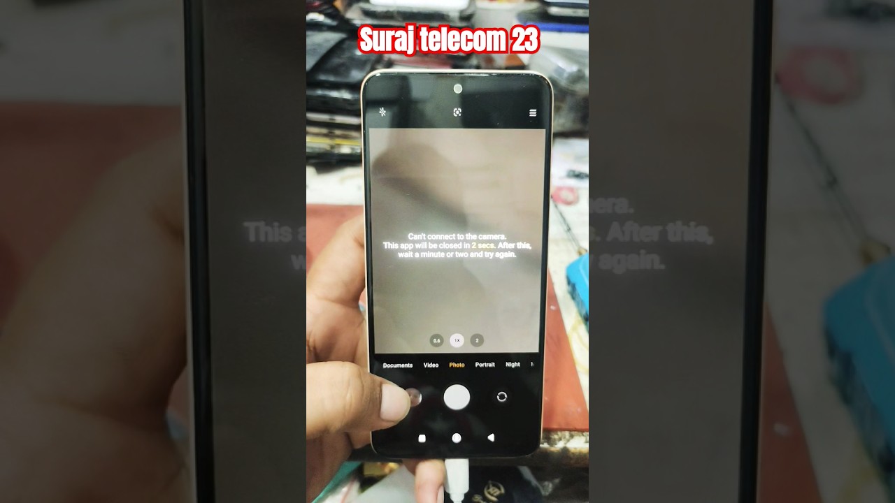 Can t connect to the camera This app will be closed in 1sec After this wait  minute   and try again