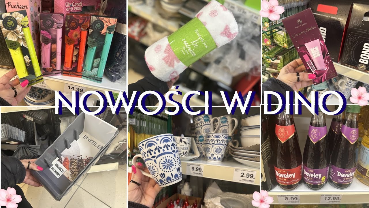 NOWOŚCI W DINO 🌷 PRZEGLĄD PÓŁEK 🌸 cudne talerze! misy! tanie zestawy kosmetyków, perfumetki to hit!🔥