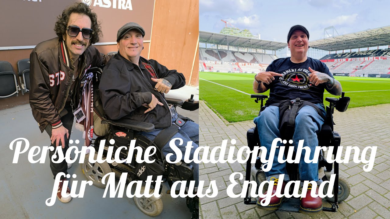 Matt aus England Teil2 Stadiontour&Rugby beim @fcstpauli#hamburgistfüralleda#rollstuhlerlebnisreisen