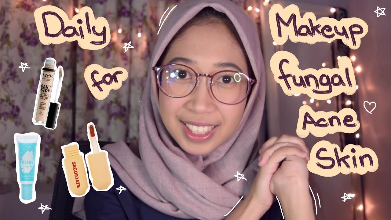 Daily Makeup for Fungal Acne Skin | Makeup untuk Kulit Fungal Acne +Giveaway✨
