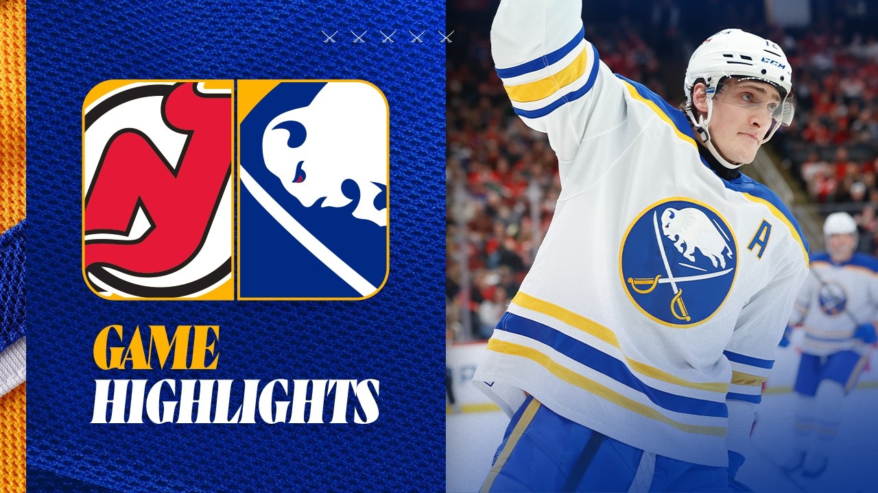 Tage Thompson Scores In Return From Olympics! | Sabres Beat Devils 2-1 | Buffalo Sabres