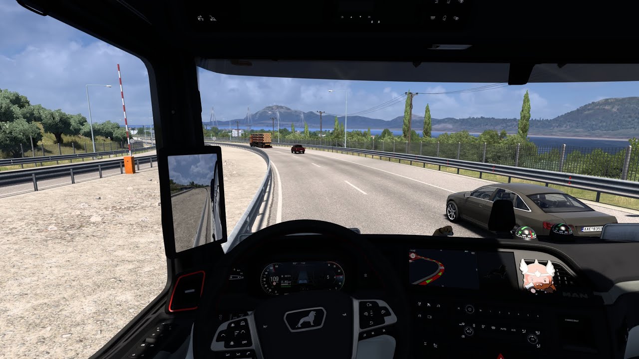 MAN TGX Gerçekçi Sürüş | Yunanistan Uzun Yol ETS2 Simülasyon