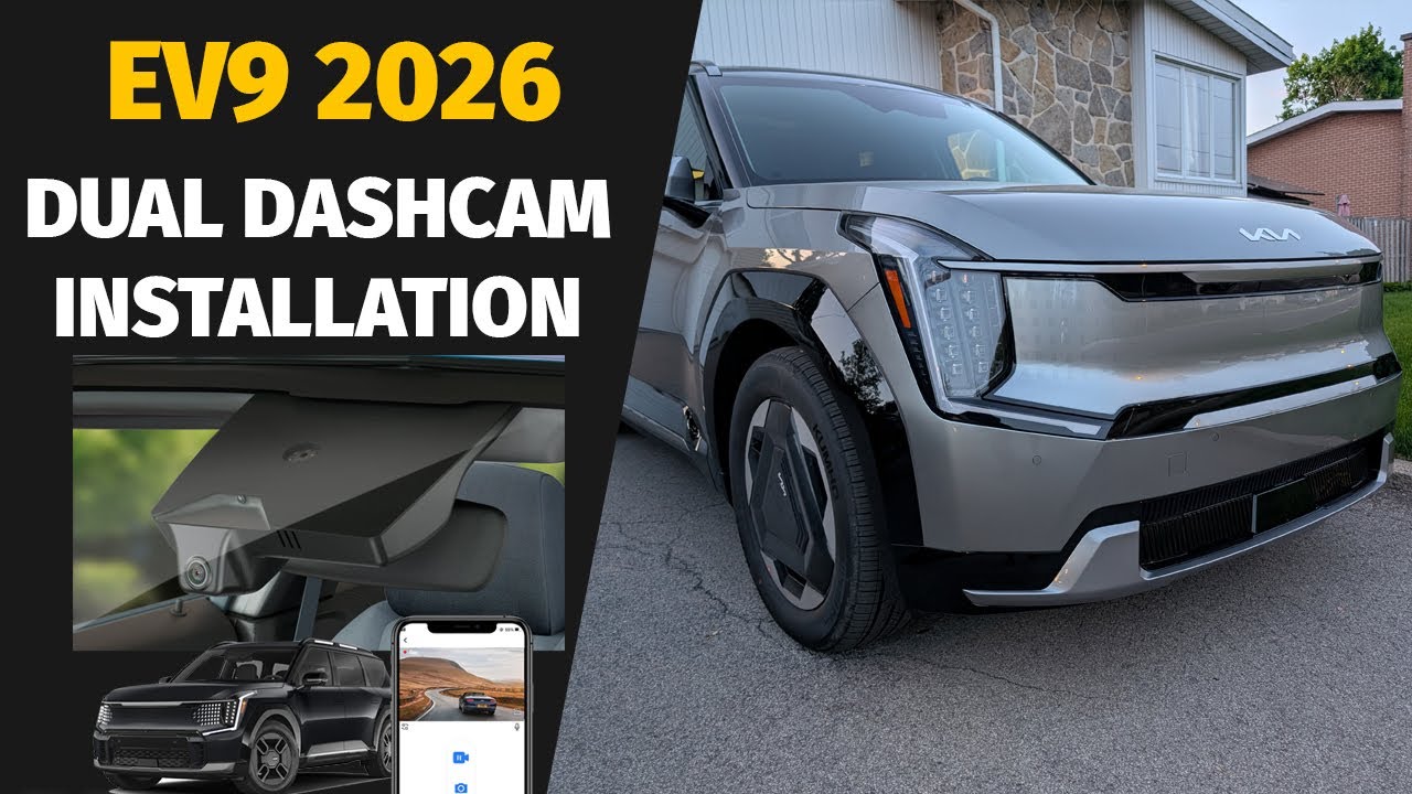 Dual Dash Cam Installation FITCAMX - 2026 KIA EV9 LAND PLUS