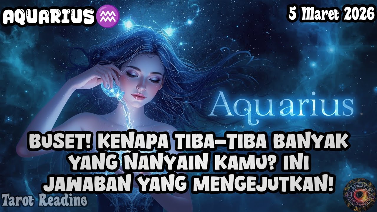 Aquarius♒ Buset! Kenapa Tiba-tiba Banyak Yang Nanyain Kamu? Ini Mengejutkan Hari Ini - Mata Zodiak