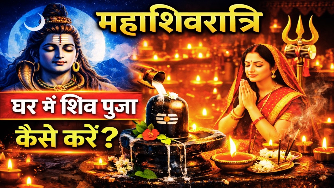 महाशिवरात्रि पर घर में शिव पूजा कैसे करें | MahaShivRatri | मिलेगा शिवजी का आशीर्वाद | #shivshankar