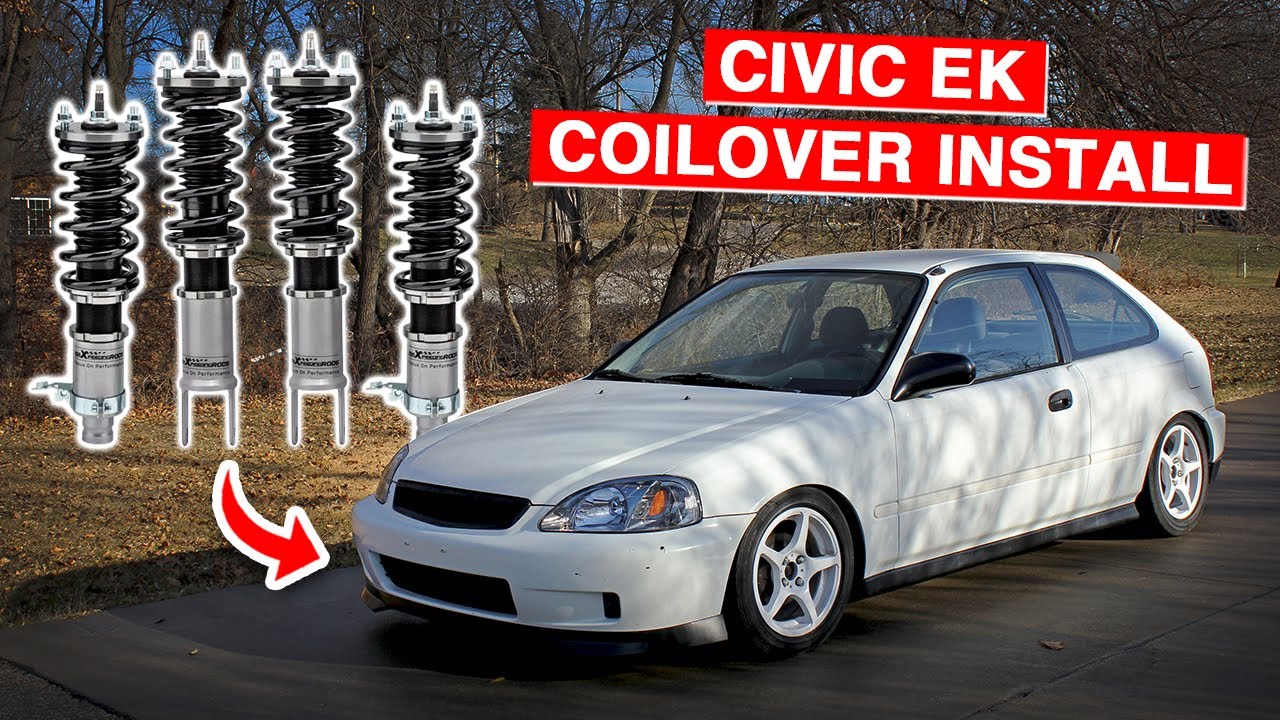 Installing Coilovers On Project Civic EK