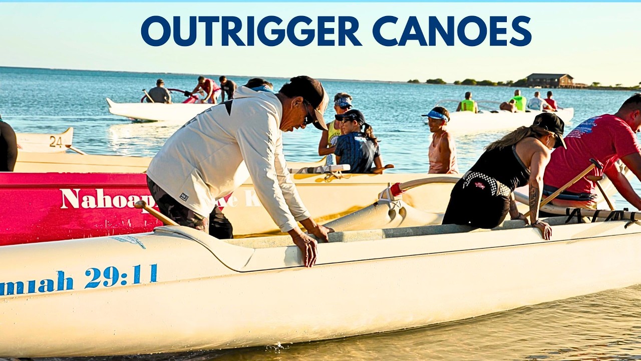 Learning to Paddle an Outrigger Canoe in Oahu | Ancient Hawaiian Tradition (Kailua, Hawaii)