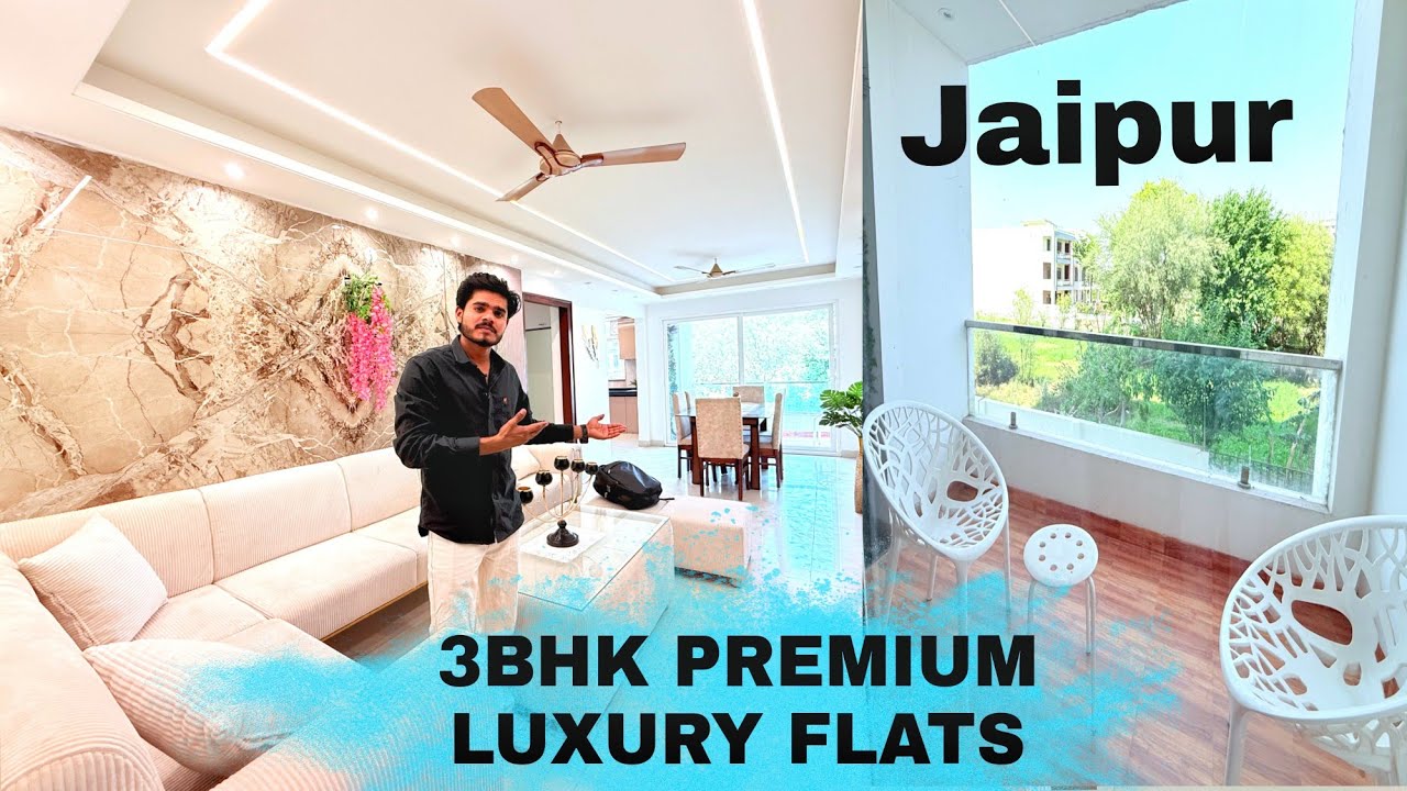 3BHK Fully Furnished Flats in NRI PROXIMA Apartment Jagatpura Jaipur #luxuryapartments#flats#jaipur