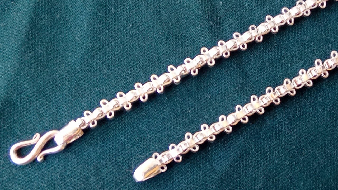 Silver chain making| New model silver chain | Handmade