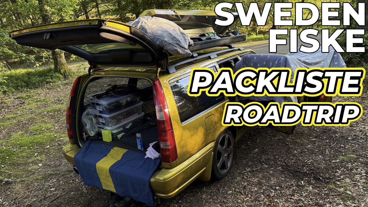 - Sweden Fiske - PACKLISTE zum Roadtrip was nehm ich mit nach Schweden